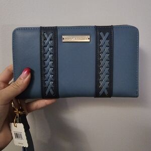 Simply Southern Blue Wallet with Braided Details